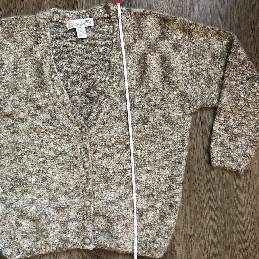 Mohair Woodland Oversized Grandpa Cardigan - Picture 7 of 7